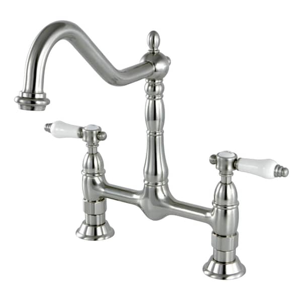 KS1178BPL Bel-Air Bridge Kitchen Faucet, Brushed Nickel